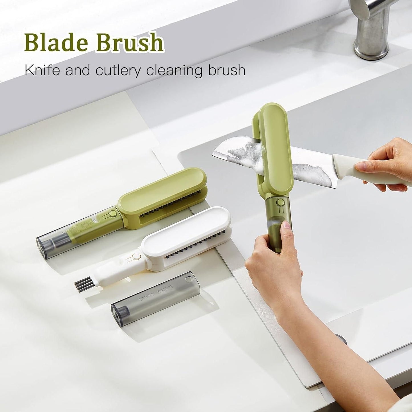 3 in 1 Multifunctional Kitchen Knife Cleaner Brush